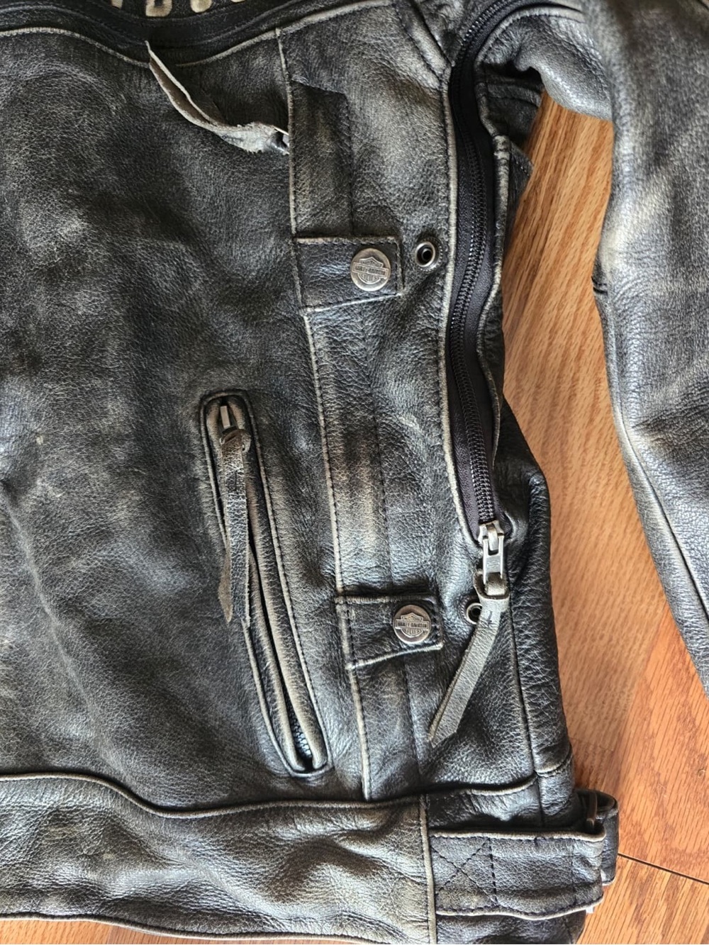 Harley Davidson Men’s Leather Jacket. Motorcycle Jacket. New!!! Size Large - Picture 8 of 15